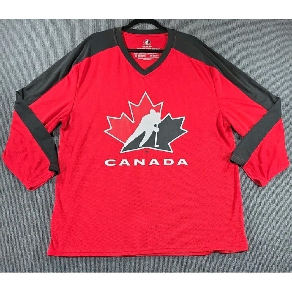 Canada Red Hockey Jersey Size L/XL #hockey #canada